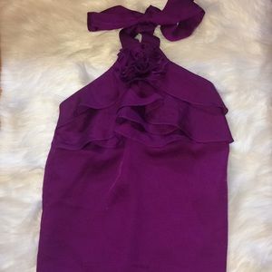 Silk Halter Top